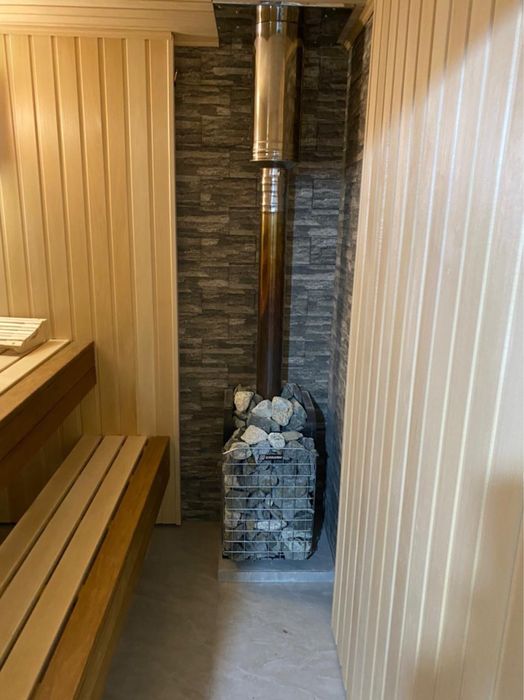 Установка печей для бани