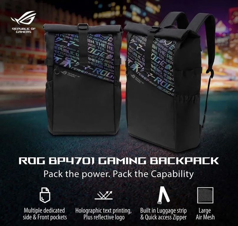 Рюкзак Asus Rog Ranger BP4701: 42 500 тг. - Рюкзаки для ноутбука Астана ...