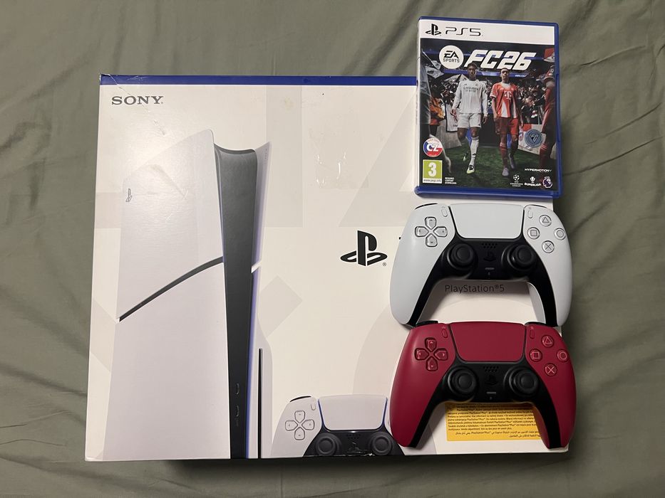 Playstation 5 Slim Disk Edition / 2 manete / Stocare 1TB / Impecabil / Fullbox
