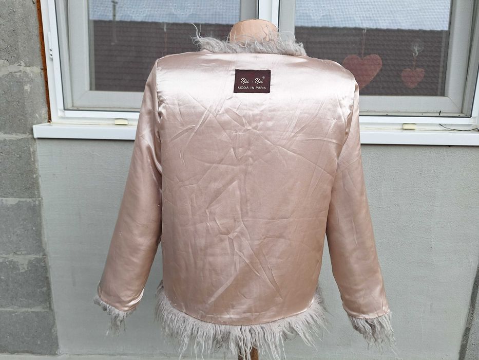 *YU - YU Paris | jacheta dama, scurta, blana | bust 110 cm | mar. 40 M