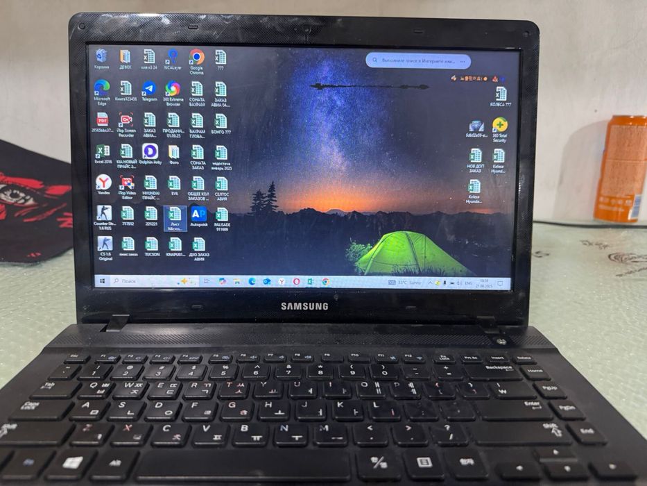 Ноутбук samsung б/у в нормальном состоянии