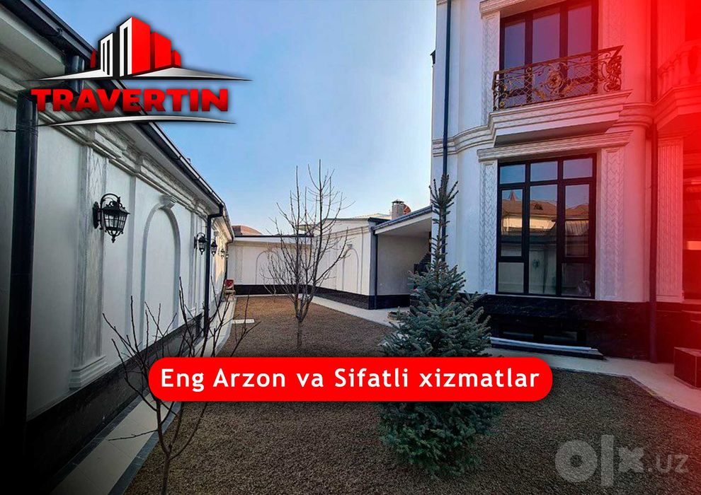 Travertin Otdochento Leonardo Fasad Toshkent Kod Dizayn 47