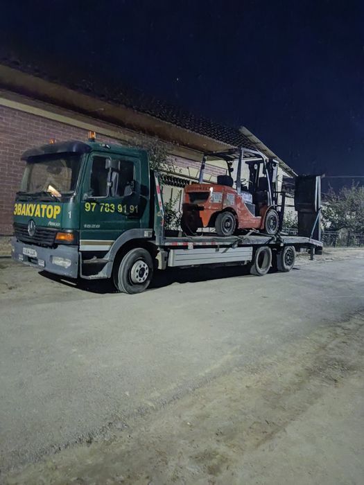 Evakuator kara kran manipulator hizmati