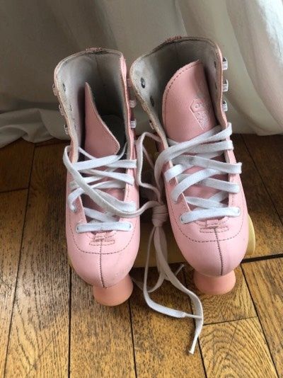 Децки розови кънки