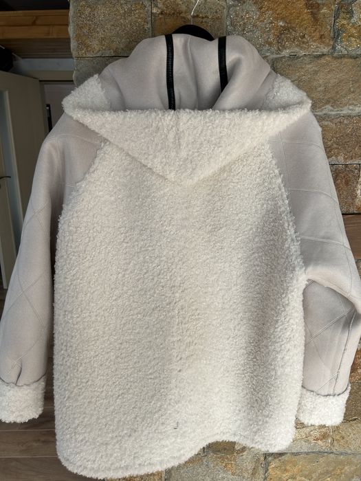 Зимно яке с качулка и две лица