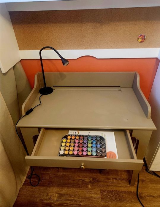 vand birou lemn culoare bej mat