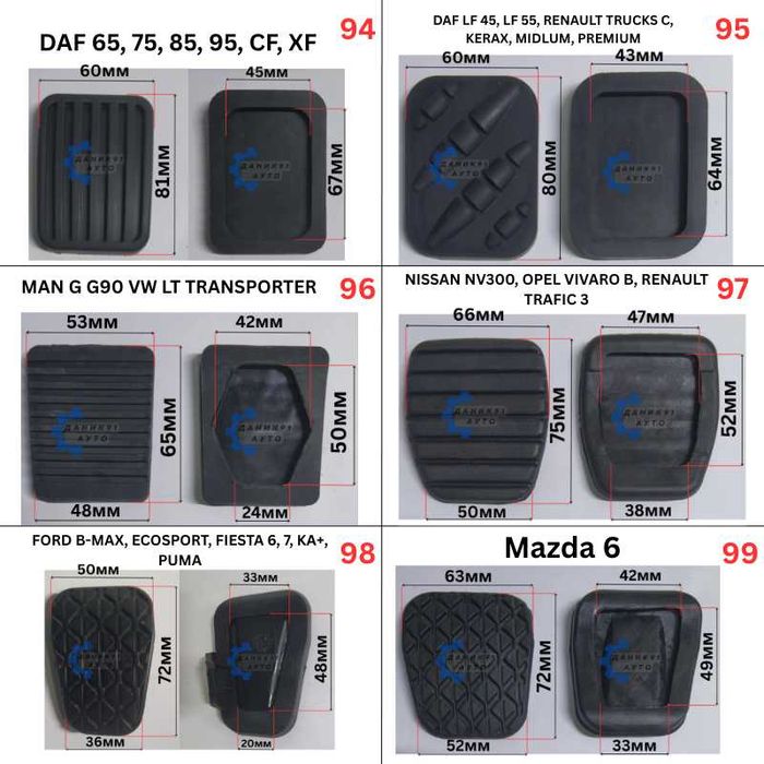 Гумички за педал