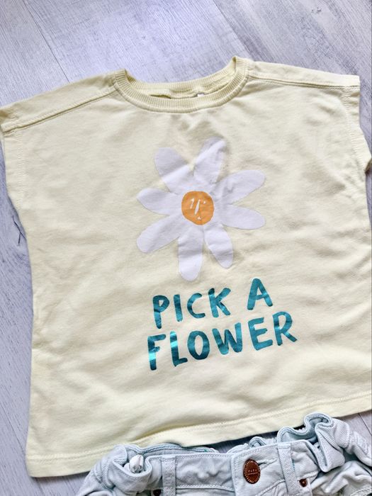 Blugi scurti + tricou Zara