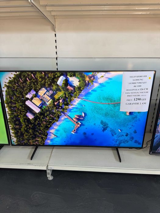Televizor LED Samsung, Smart, 4K, GARANTIE 2 ANI