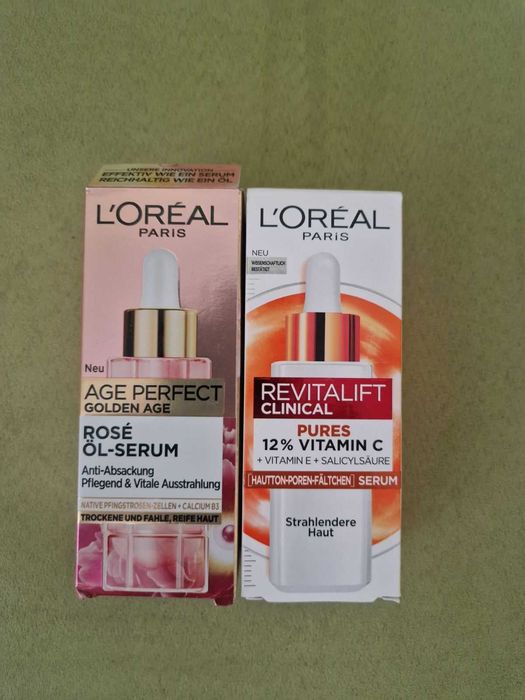 Нивея,Гарние и Лореал слънцезащитен крем за лице SPF 50 и серуми Нови