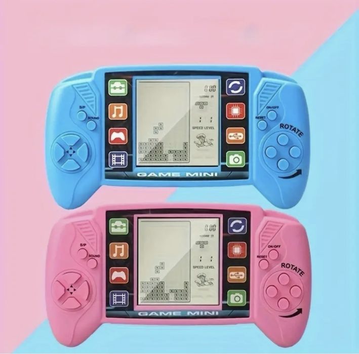 Consola portabila, Joc retro, nou, puzzle, 17 cm dim