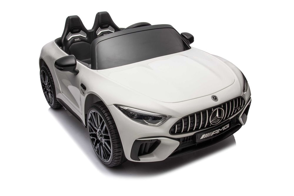 Masinuta electrica pentru 2 copii Mercedes SL63, 4x 35W 12V 10Ah White