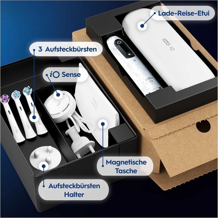 Електрическа четка за зъби Oral-B iO Series 10, Включва 3 Сменяеми Глави, Произведено в Германия