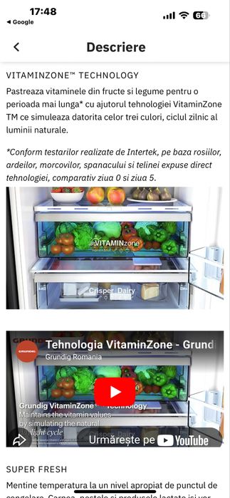 Combina frigorifica GRUNDIG