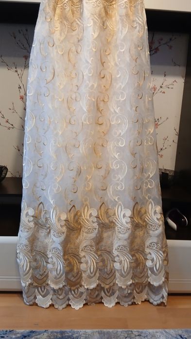 Perdea din mătase organsa