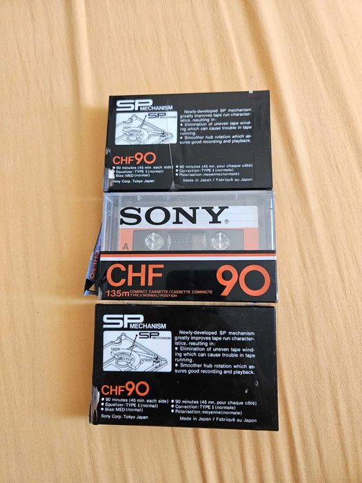 Casete VHS si audio SONY