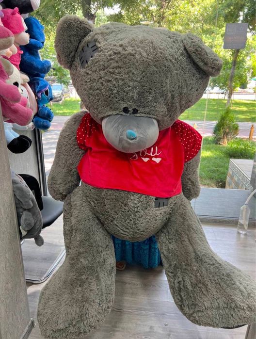 Медведь плюшевый 2 метра новый!