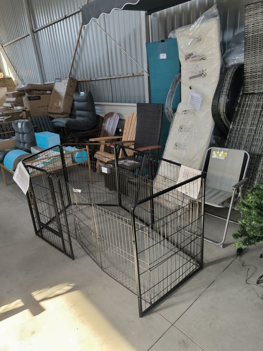 Țarc metalic pentru animale mici 8 elemente( 61*61 cm)