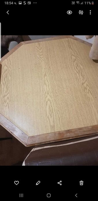 дървена  маса за кухня