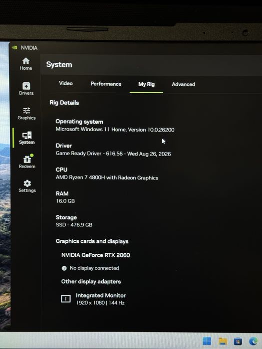 Asus Tuf Gaming A15 — Ryzen 7 + RTX 2060 + 16gb Ram