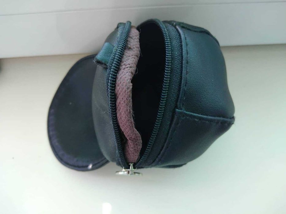 Кожено портмоне шапка