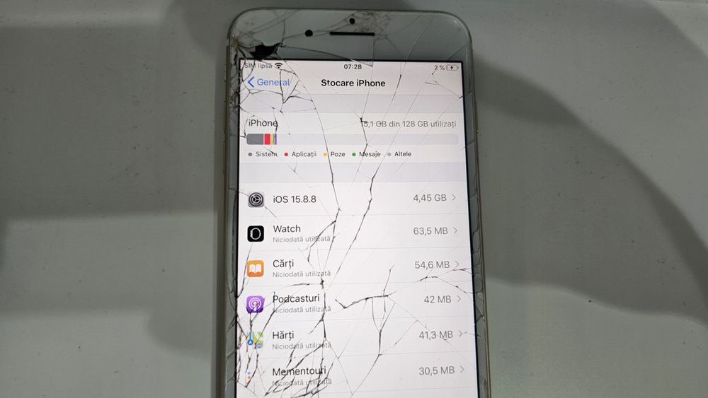 iPhone 7 plus gold 128Gb