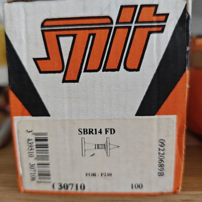 Spit fire  Spitfire  560 p230 пирони SBR 14 FD  Спит HSRB 14 подсилени Spit 011390