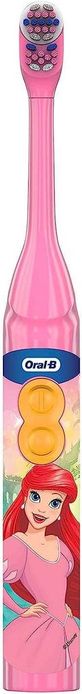 Детска четка за зъби Oral-B с батерии и меки влакна - Малката русалка