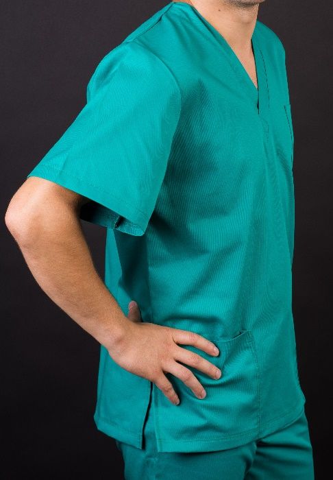 Costum medical fără fermoar pantalon + bluza