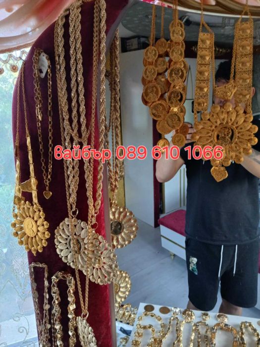 Позлатени пендари франц Йосиф  4 дуката 1915г за накит и Позлатени