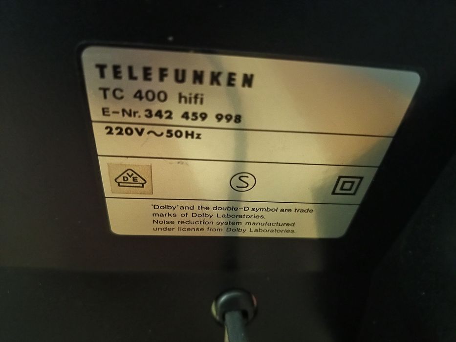 Касетен Дек Telefunken TC 250, Telefunken TC 400,Amstrad 7070.