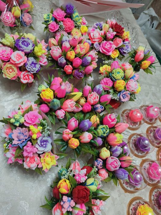 Цветы из мыло подарки