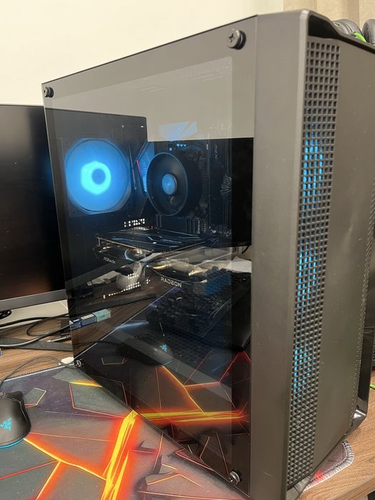 Gaming PC Ryzen 5 5600 + RX 6600 8GB + 32 GB DDR4 RAM CL16 с гаранция