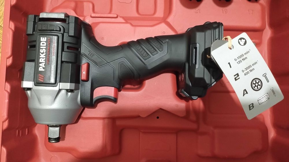 Masina de insurubat cu impact Parkside 600Nm PPDSSA 20 Li-B2