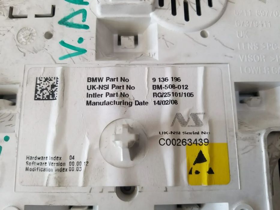 Ceas bord diesel mini cooper r56 9136196