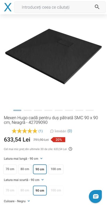 Cabina de dus Mexen ,noua ,sigilata ,factura