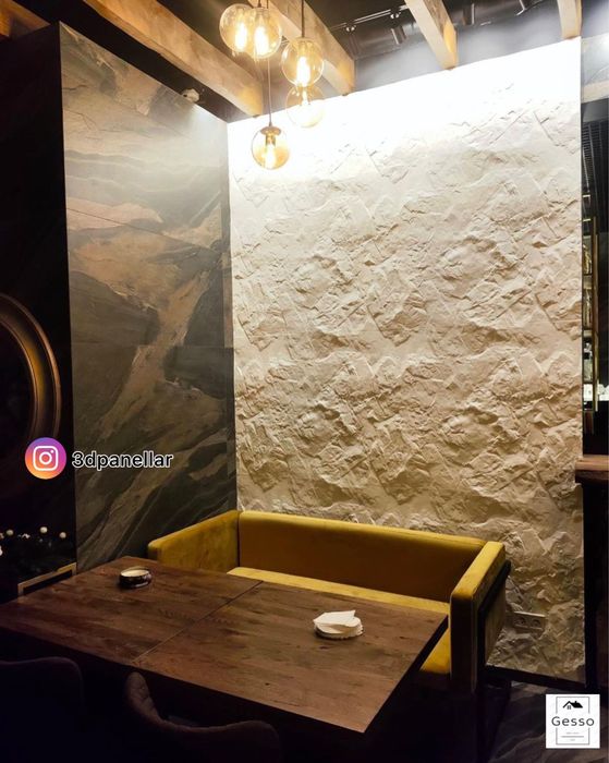 Гипсовый 3д панель скала | 3д панели | 3d panel | skala | decor