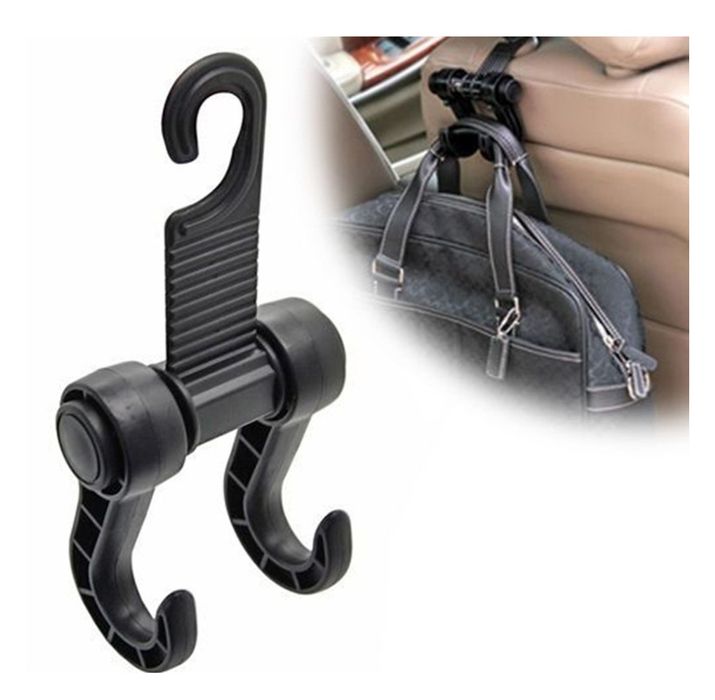 Закачалка за кола, двойна, закачалки за подглавник