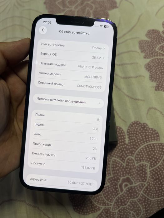 В продаже 12 Pro Max.