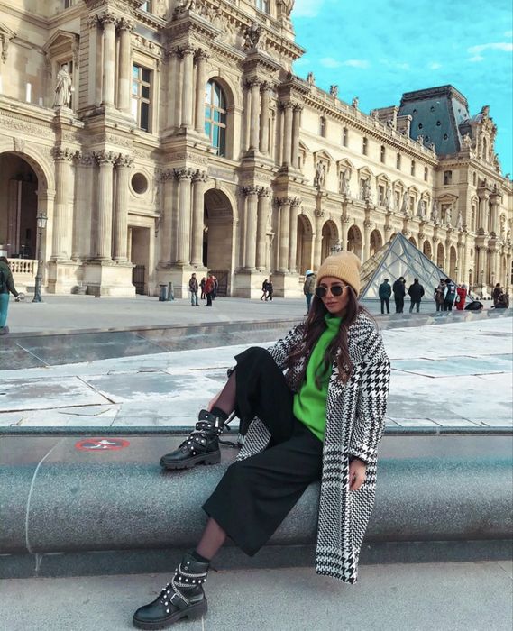 ZARA кубинки боти от естествена кожа