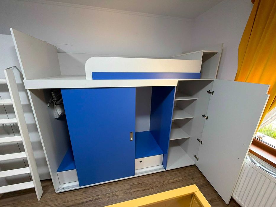 Mobilier pentru camera copiilor - pat supraetajat