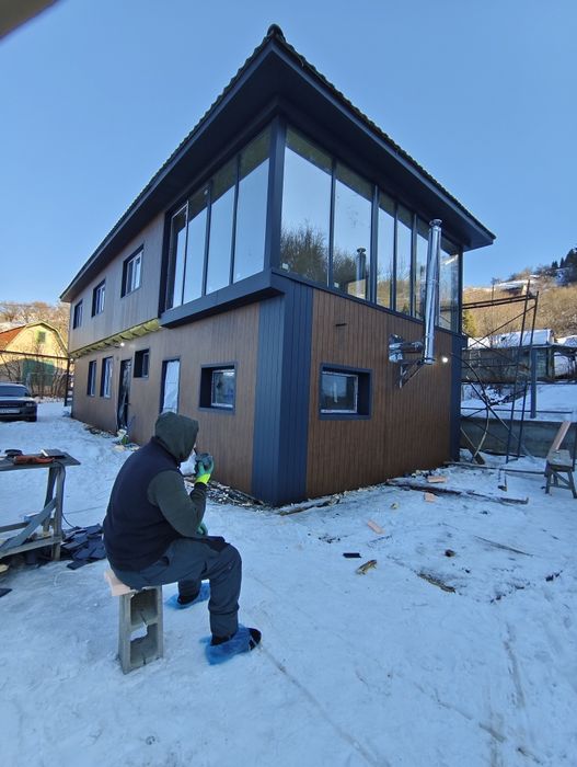 Монтаж фасадных работ