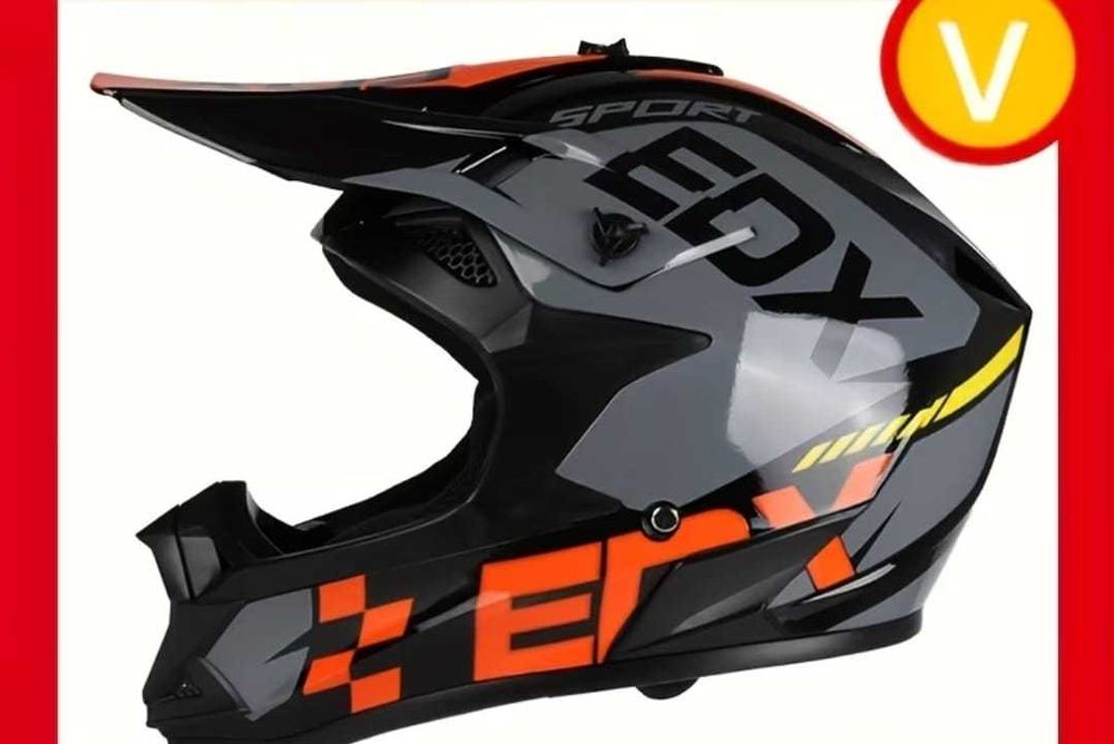 Casca Motocicleta Enduro Moto Cross Off Road Trotineta Electrica Kukirin X1 G2 G4 Casca Moto EDX + Ochelari