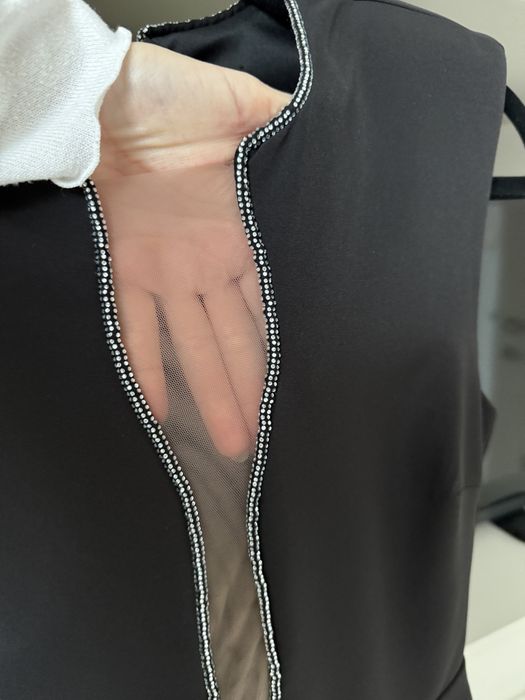 Елегантен черен гащеризон Lynne