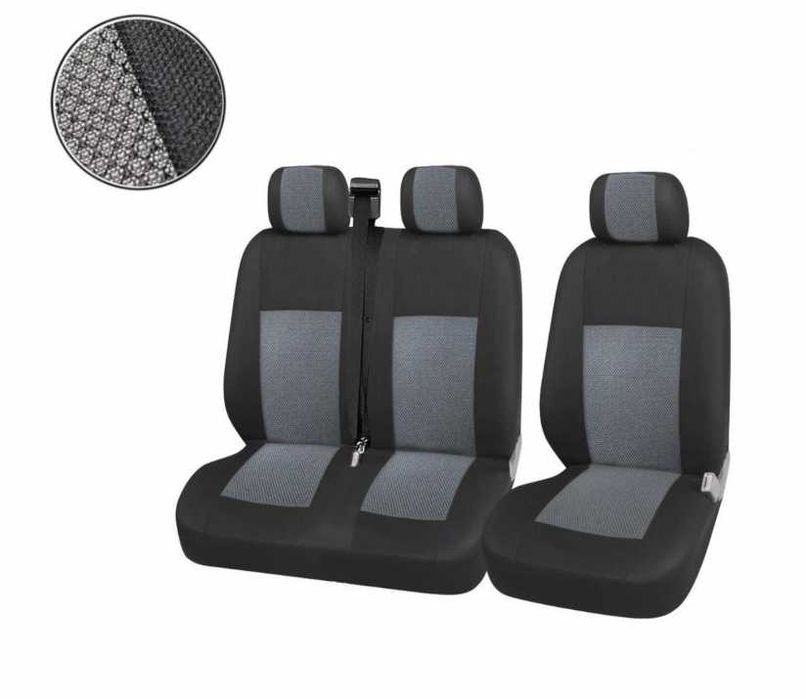 Серия LUX Калъфи за седалки 2+1 за бусове VW Crafter VW T5
