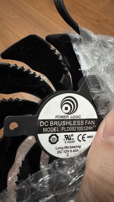 Ventilator placa video RX 580