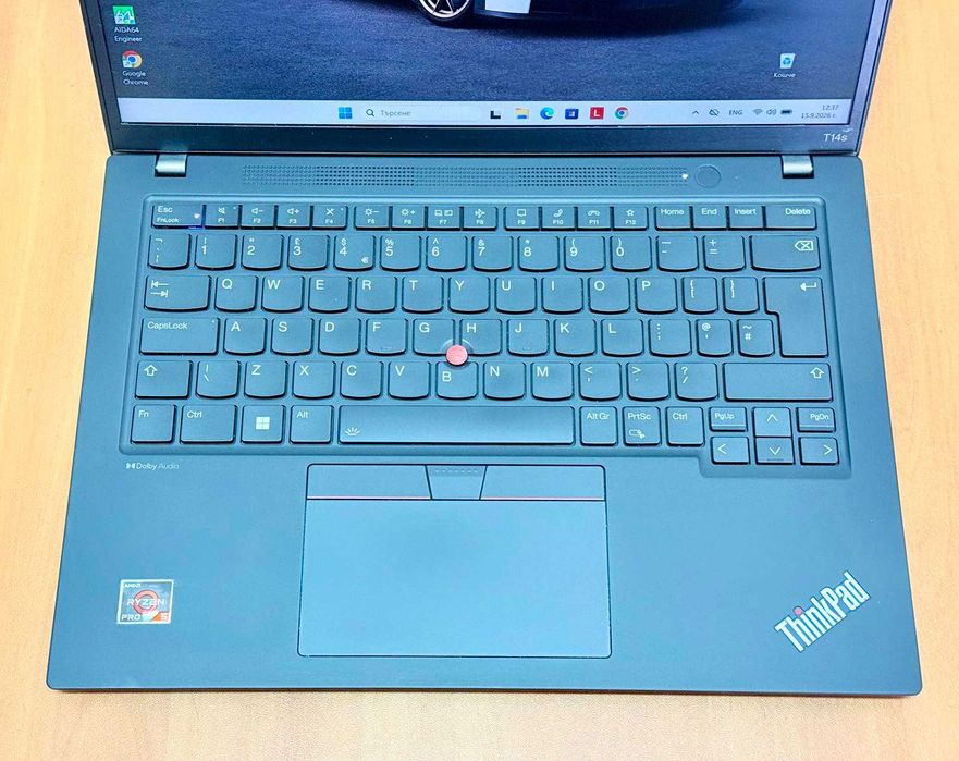 Lenovo ThinkPad T14s Gen 4 / AMD Ryzen 5 PRO 7540U / 16GB DDR5 /2GB VRAM/ 512GB SSD / 14″ FHD+ 300 nits / Гаранция-6м.
