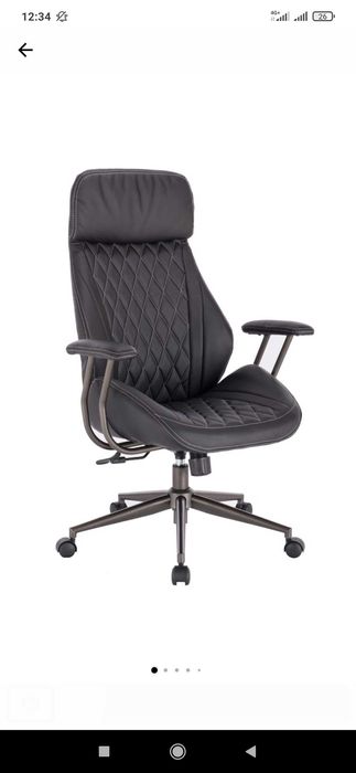 Офис стол Kring, черен