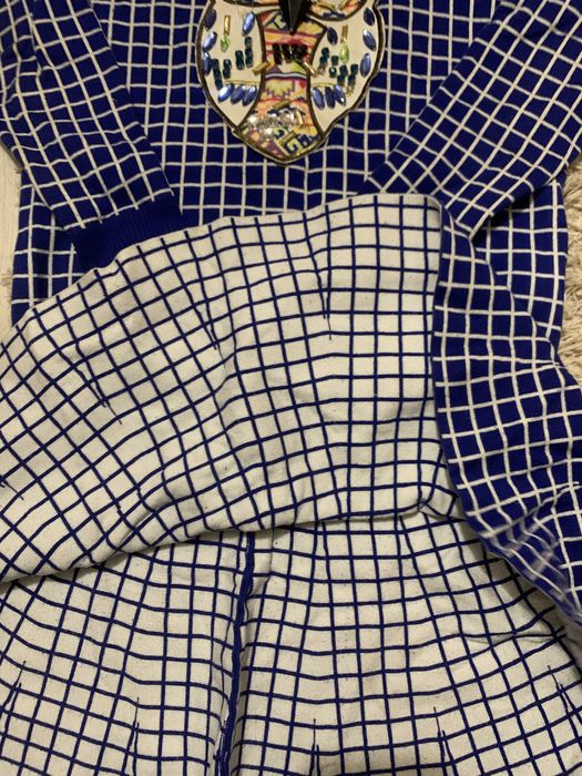 Костюм с юбкой теплый