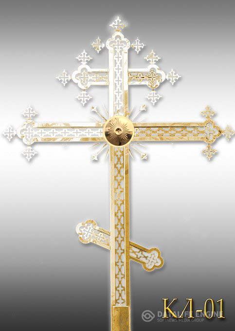 Cruci de turla inox aurit